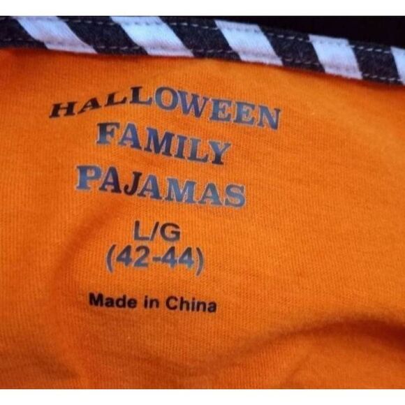 HALLOWEEN PAJAMA T-SHIRT SZ.L EUC. - Picture 4 of 5
